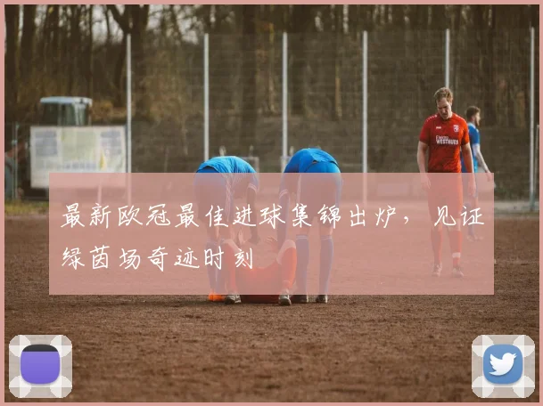 最新欧冠最佳进球集锦出炉，见证绿茵场奇迹时刻